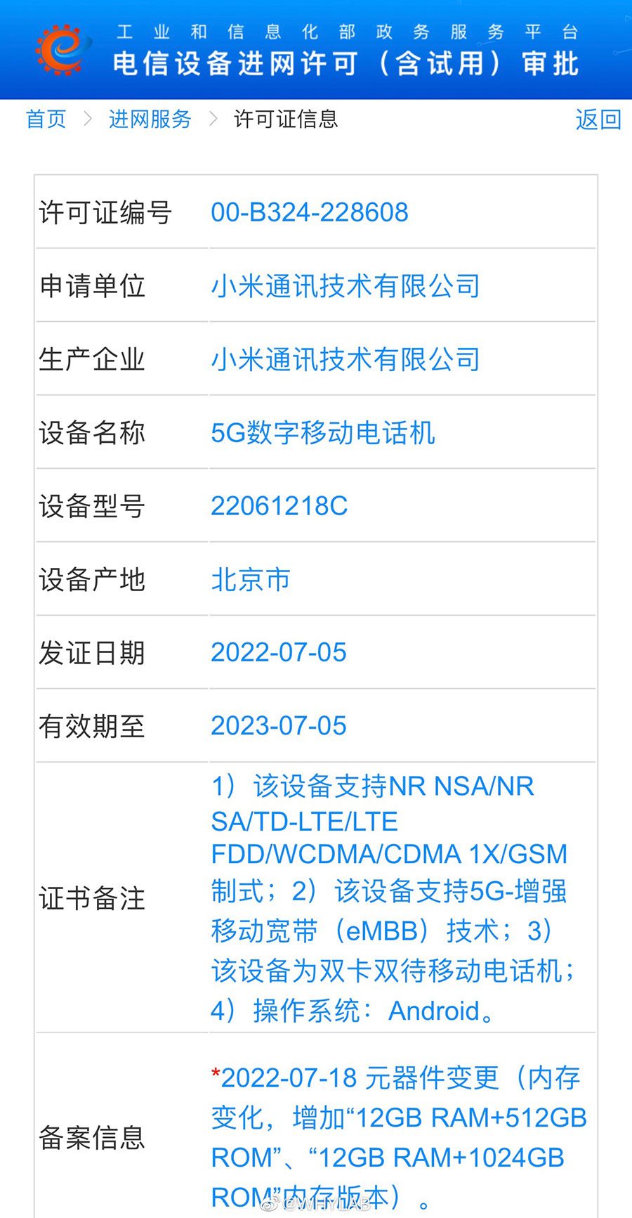 Новые подробности о Xiaomi Mix Fold 2 и Redmi K50 Ultra