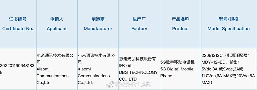 Новые подробности о Xiaomi Mix Fold 2 и Redmi K50 Ultra