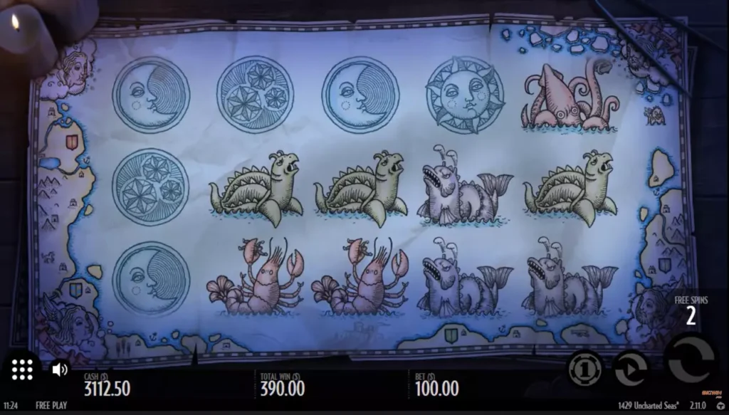 Бонус 1429 Uncharted Seas