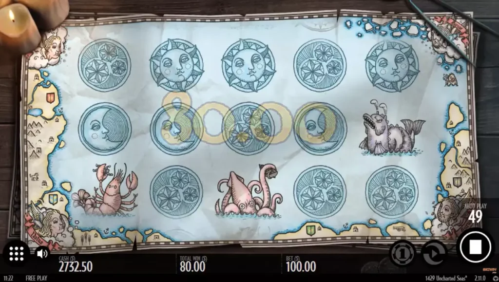Слот 1429 Uncharted Seas